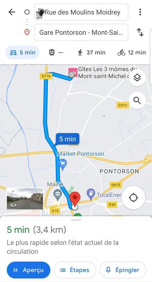 פונטורסון Gite Timeo Mont Saint-Michel מראה חיצוני תמונה